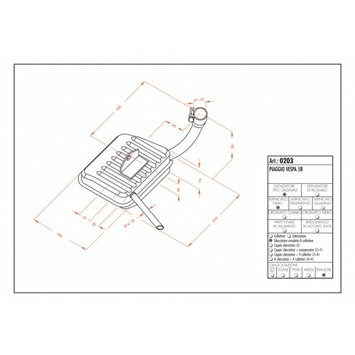 Exhaust system complete - system,