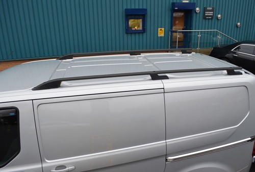 Black alu roof rack - roof, rails