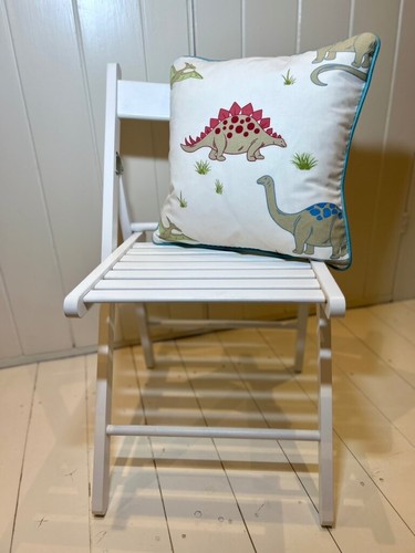Handmade dinosaur print piped - handmade,