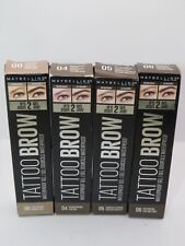 MAYBELLINE TATTOO BROW WATERPROOF EYEBROW GEL - CHOOSE SHADE