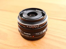 Olympus M.Zuiko Digital 17mm f/1.8 Micro Four Thirds System Lens Black 
