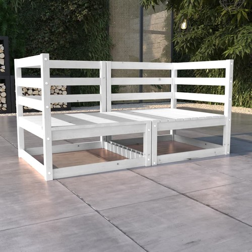 Garden sofa solid pinewood - sofa,