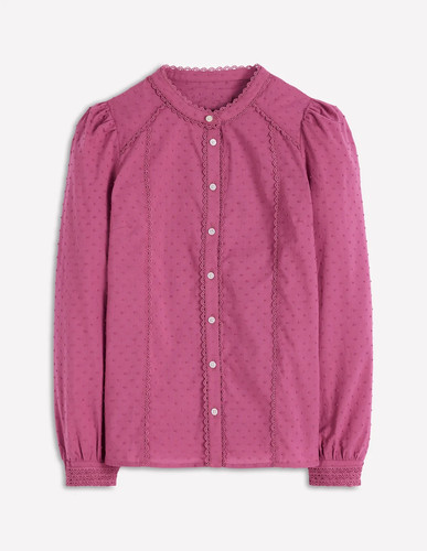 Boden purple rhea cotton dobby - rhea,
