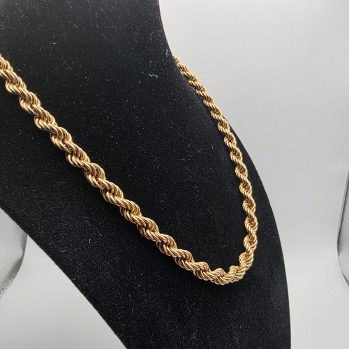 9ct yellow gold rope - yellow, chain
