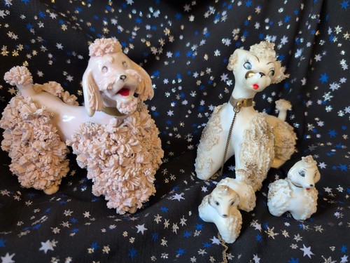 Vintage spaghetti poodle dog - vintage,