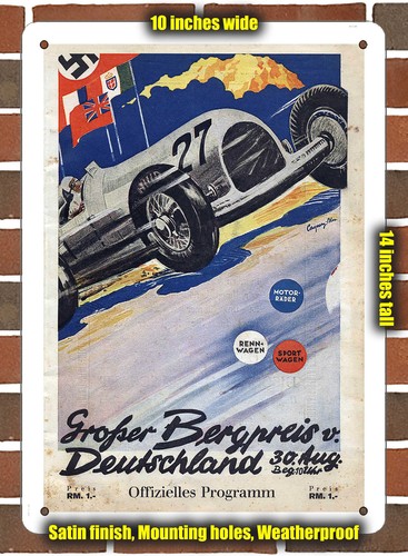Metal sign 1936 freiburg - -,