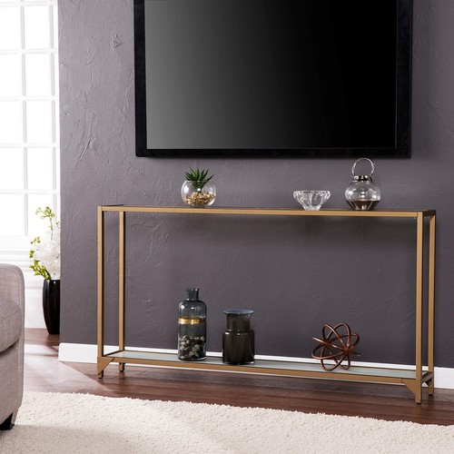 Gold narrow metal - metal, console