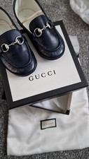 Gucci Baby Horsebit Loafers -