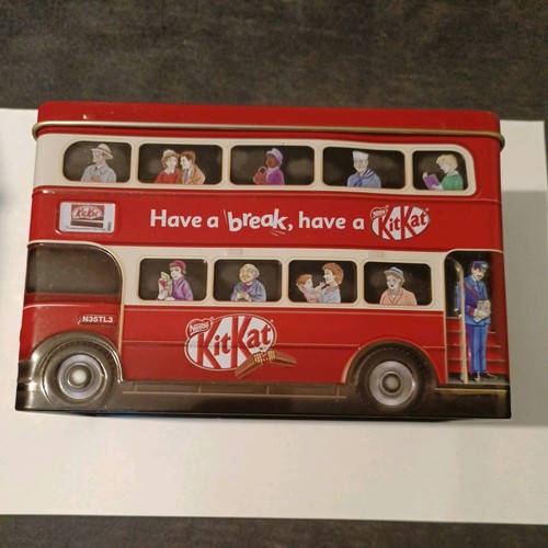 Kitkat empty collectable bus - kitkat,