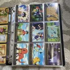 Vintage Pokémon 1999 Ring Binder Job Lot Collection 250+ Cards WOTC TOPPS