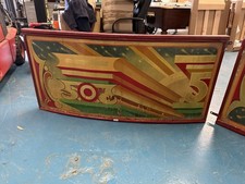 Pair of  1930's Original Vintage Fairground  Wooden Panels - Can deliver