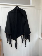 Vintage French Wool Cape Shawl