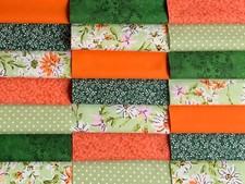 fabric patchwork squares cotton quilting craft 30 x 5" (12.5cm) SALE REDUCED 3H