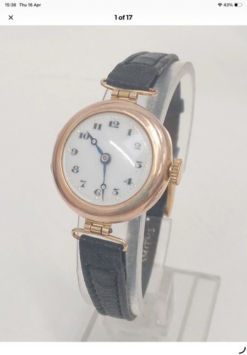 Vintage rolex 9ct gold cased - rolex,