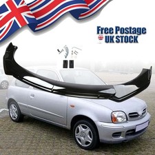 Gloss Black Front Bumper Lip Spoiler Splitter For Nissan Micra K11 1998-2003 #F