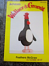 Alan Dart - Feathers McGraw Wallace & Gromit  knitting Pattern PBN E2322