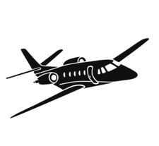 PRIVATE PLANE VINYL STICKER