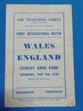 Vintage Rugby Programme Air