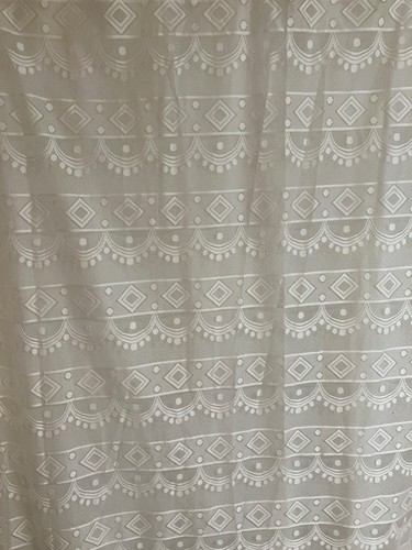 Shower curtain white lace - curtain,