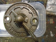 Vintage French Zenith triple diffuser carburetor dashboard control  VSCC Bugatti