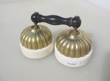 Antique Brass & Ceramic Light