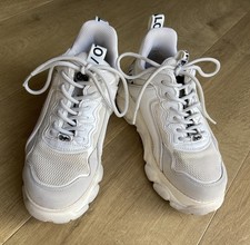 Buffalo Ladies White Trainers