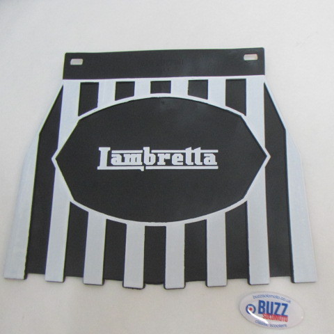 Lambretta mudflap black - mudflap, with
