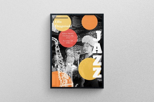 Ella fitzgerald poster - ella, print