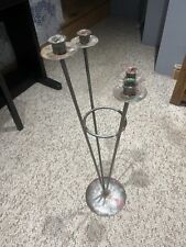 vintage candle stick holders metal Freestanding