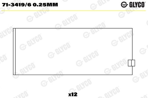 Glyco 3419 25mm big - 71-3419/6,