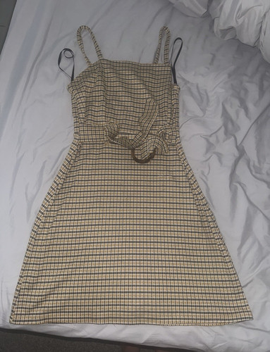 Primark beige check strappy - primark,