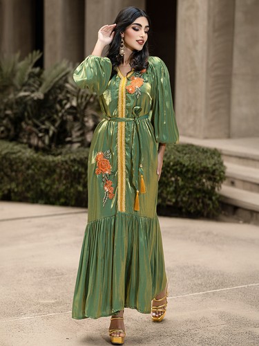 Dubai women evening embroidery - evening,