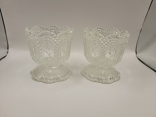 Pair vintage avon fostoria - pair,