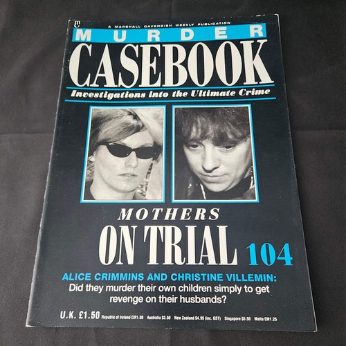 Murder casebook magazine - murder,