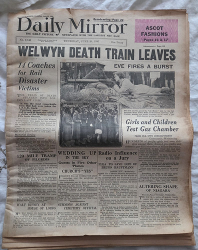 1935 daily mirror welwyn - mirror,