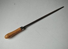 Tapered Flat File with Wooden Handle 36cm Long – Used Vintage Tool