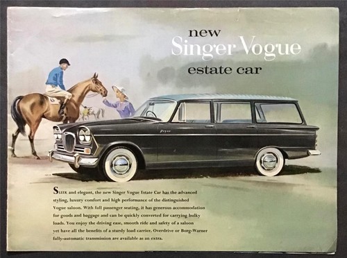 Singer vogue estate - estate, car