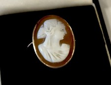 Antique 9ct Rose Gold Carved