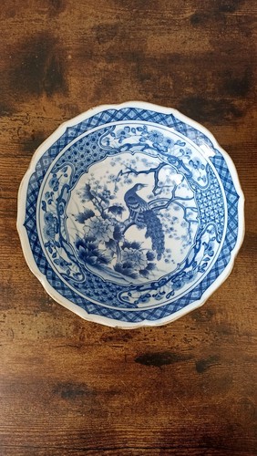 Japanese blue white imari - japanese,