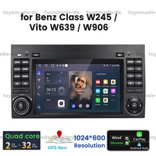 CarPlay Android13 Car Stereo GPS SAT NAV Radio For Mercedes Benz Vito Viano W639