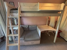 Thuka High Sleeper with Desk and Sofa Bed