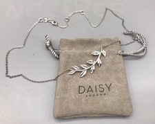 Daisy London Silver Leaf Design Necklace