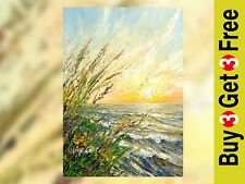 Waves at Dusk 5"x7" Print on