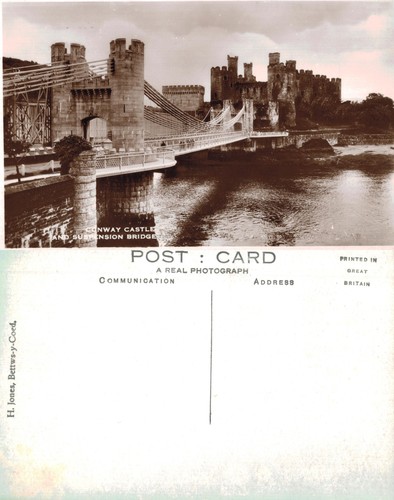 Vintage postcard conwy - vintage,