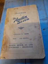 AUSTIN SEVEN HANDBOOK 1400B