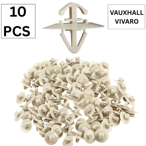 10x clips for renault - 10x,