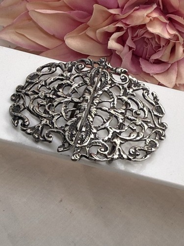 Silver nurses buckle - silver,