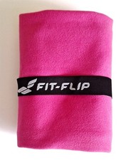 Fit-flip Small Swim Gym Towel Deep Pink 50cm X 30cm New