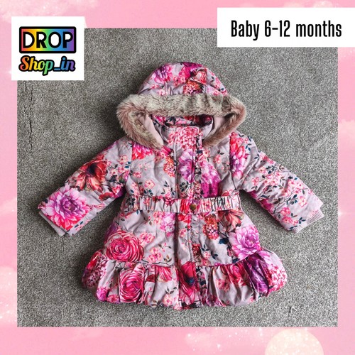 Monsoon baby girls winter coat - baby,
