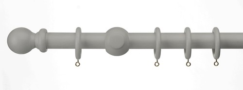 Wood curtain pole - curtain,